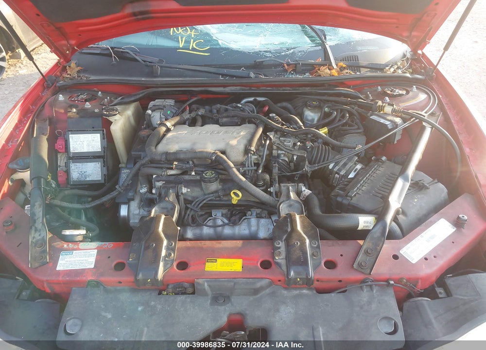 2001 CHEVROLET MONTE CARLO LS VIN: 2G1WW12E319183319