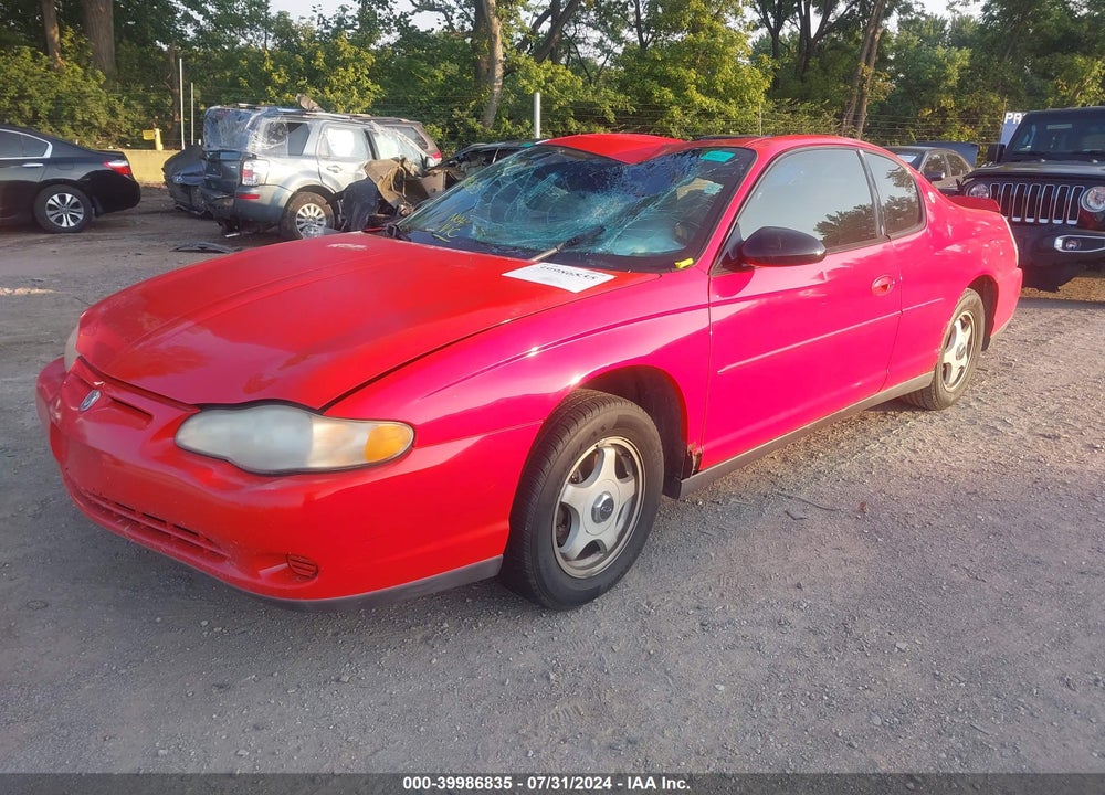 2001 CHEVROLET MONTE CARLO LS VIN: 2G1WW12E319183319