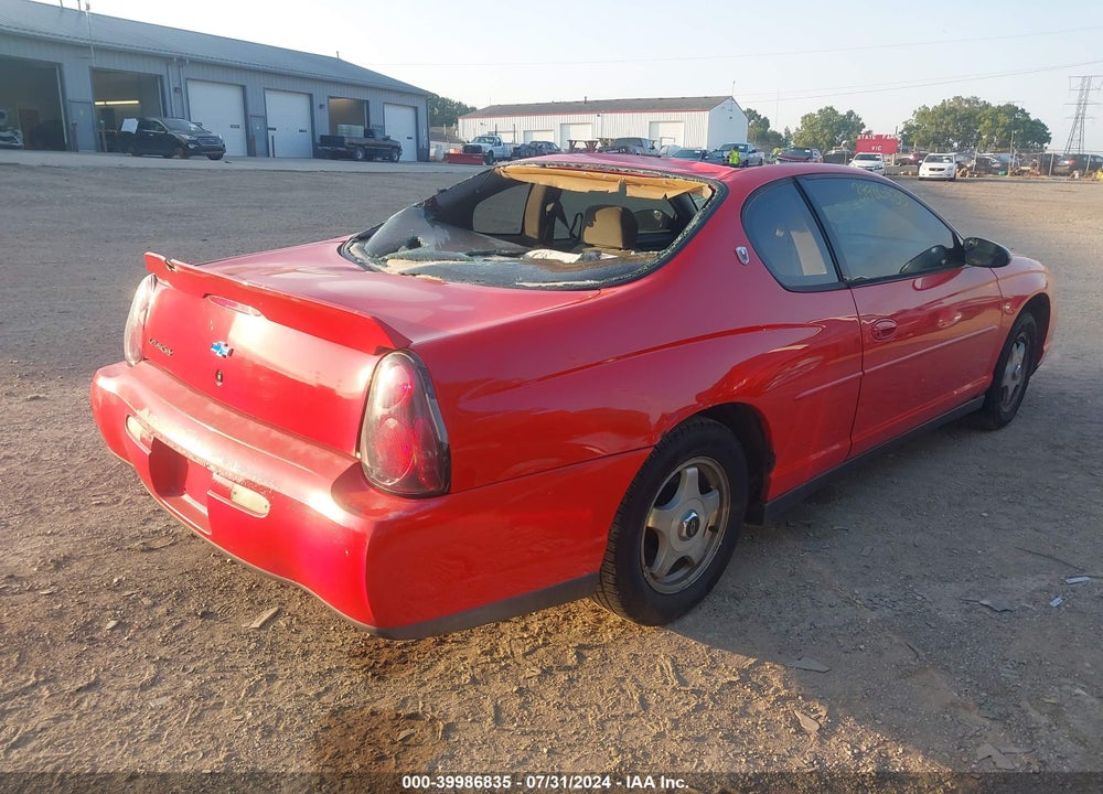 2001 CHEVROLET MONTE CARLO LS VIN: 2G1WW12E319183319