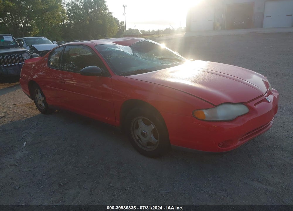 2001 CHEVROLET MONTE CARLO LS VIN: 2G1WW12E319183319
