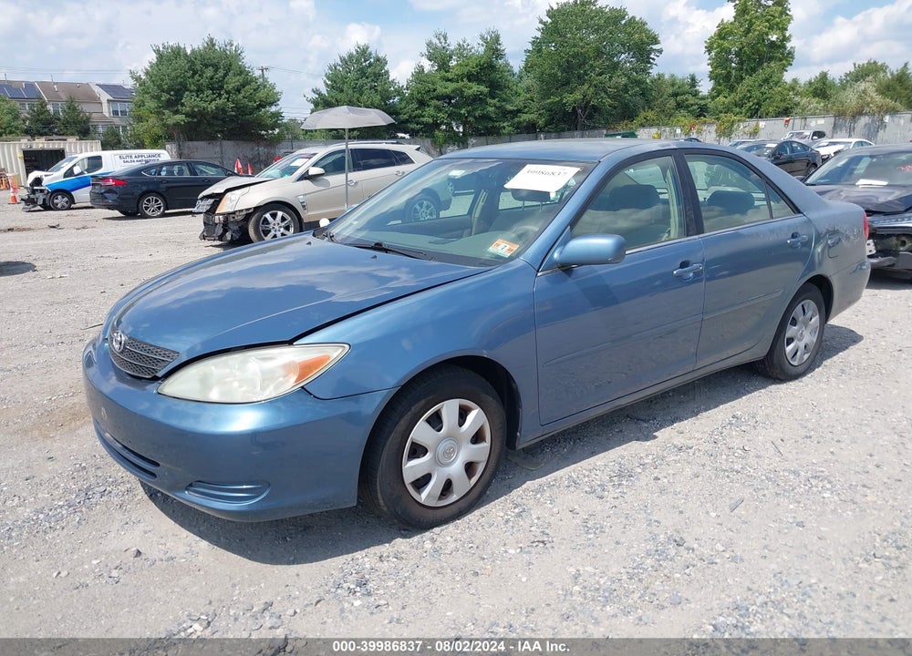 2004 TOYOTA CAMRY LE VIN: 4T1BE32K54U861081