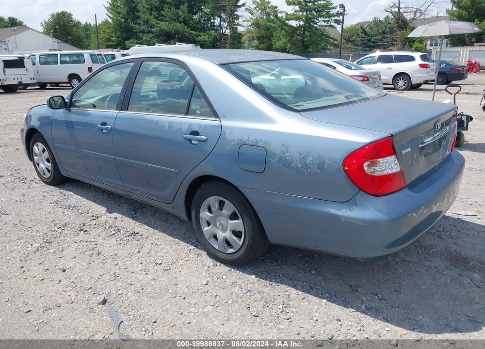 2004 TOYOTA CAMRY LE VIN: 4T1BE32K54U861081