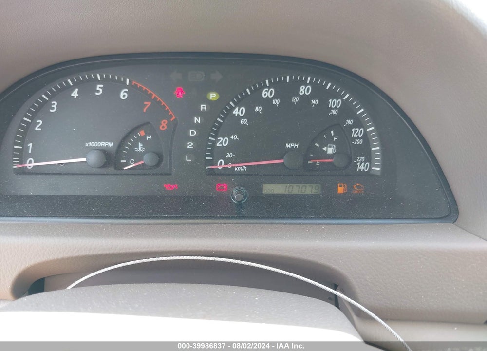 2004 TOYOTA CAMRY LE VIN: 4T1BE32K54U861081