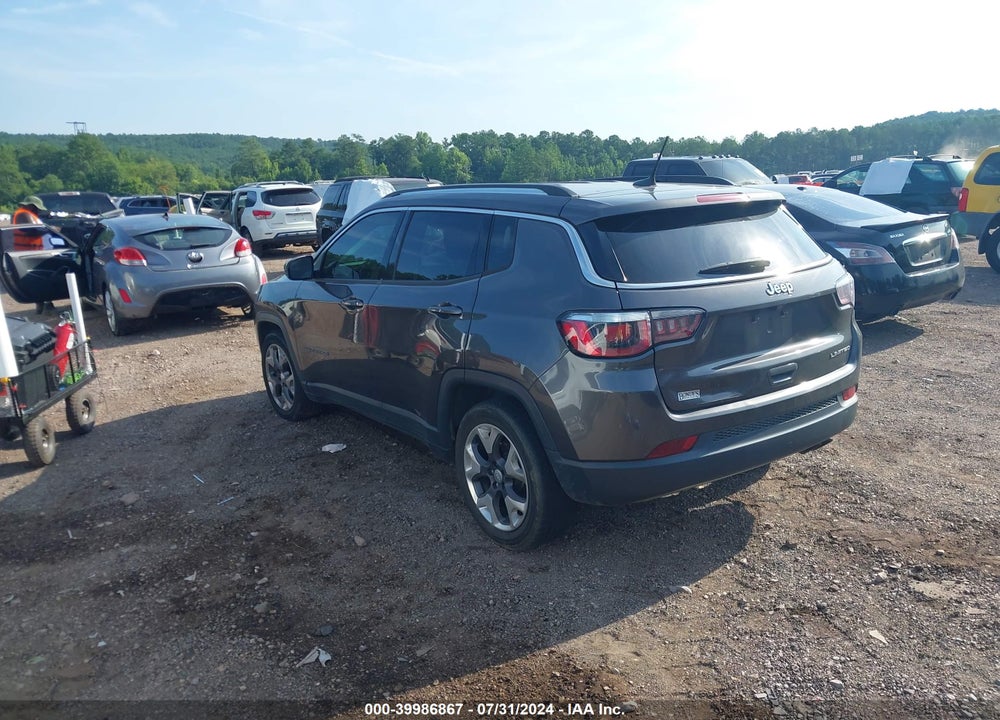 2019 JEEP COMPASS LIMITED FWD VIN: 3C4NJCCB8KT663016
