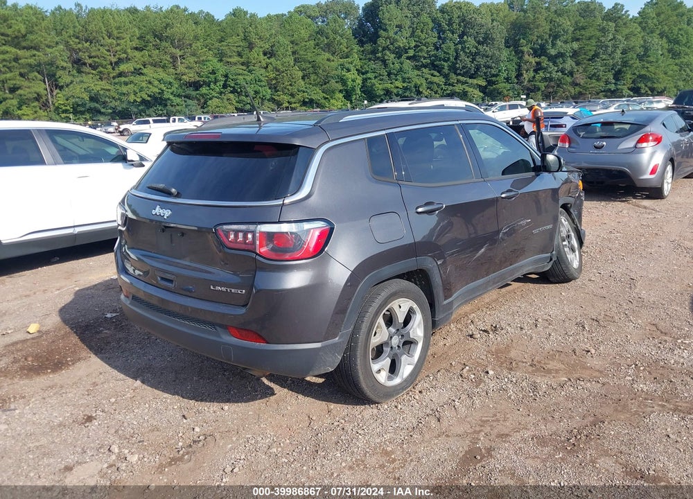 2019 JEEP COMPASS LIMITED FWD VIN: 3C4NJCCB8KT663016