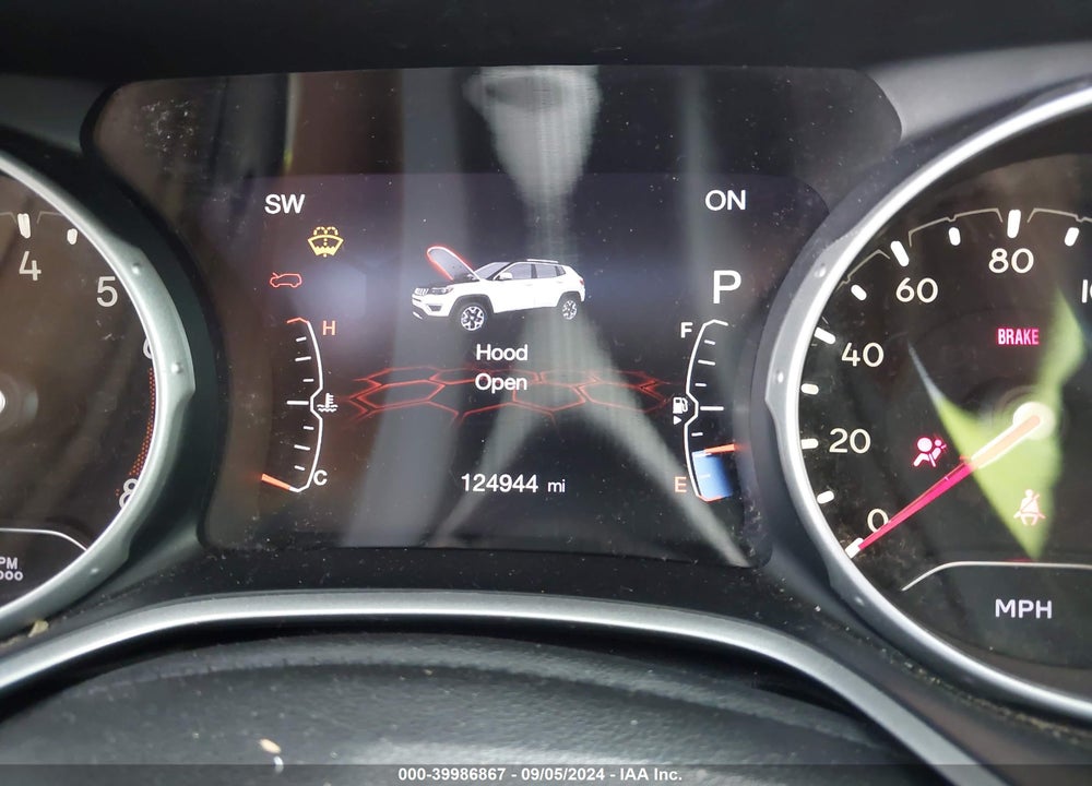 2019 JEEP COMPASS LIMITED FWD VIN: 3C4NJCCB8KT663016