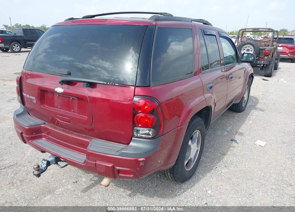 2007 CHEVROLET TRAILBLAZER LS VIN: 1GNDS13S772164768