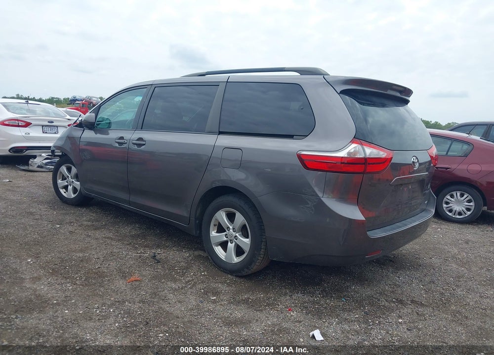 2016 TOYOTA SIENNA LE VIN: 5TDKK3DC2GS712400