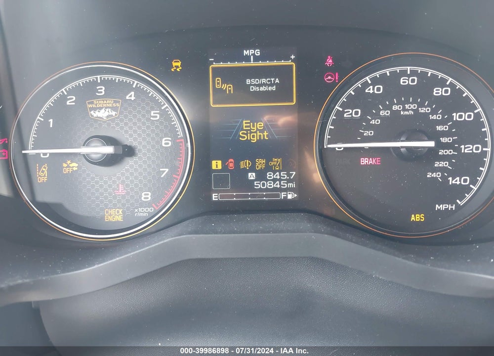 2022 SUBARU FORESTER WILDERNESS VIN: JF2SKAMC6NH427688