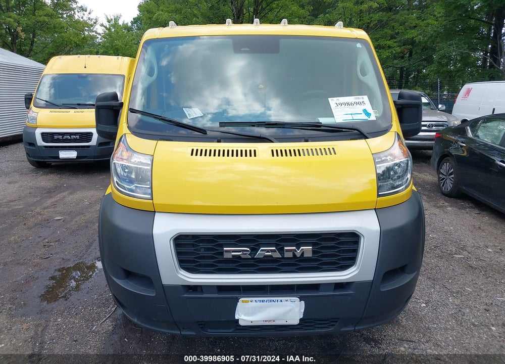 2022 RAM PROMASTER 1500 LOW ROOF 136 WB VIN: 3C6LRVAG9NE109560