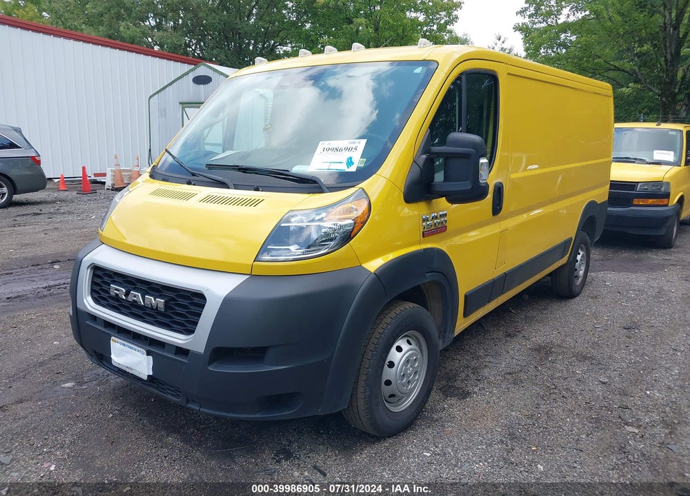 2022 RAM PROMASTER 1500 LOW ROOF 136 WB VIN: 3C6LRVAG9NE109560