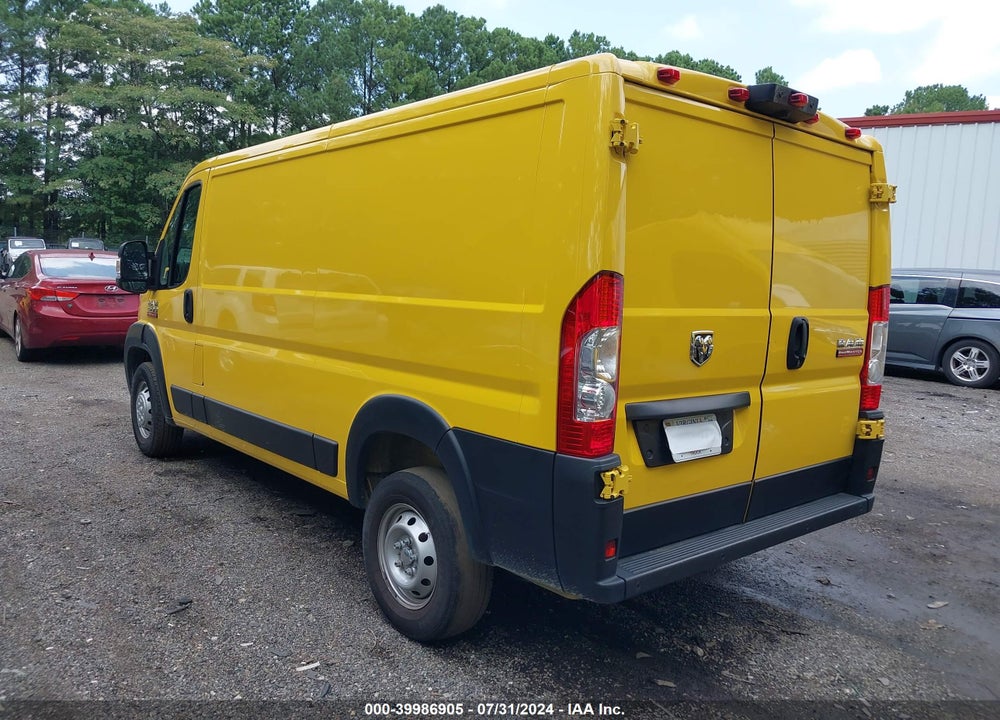 2022 RAM PROMASTER 1500 LOW ROOF 136 WB VIN: 3C6LRVAG9NE109560