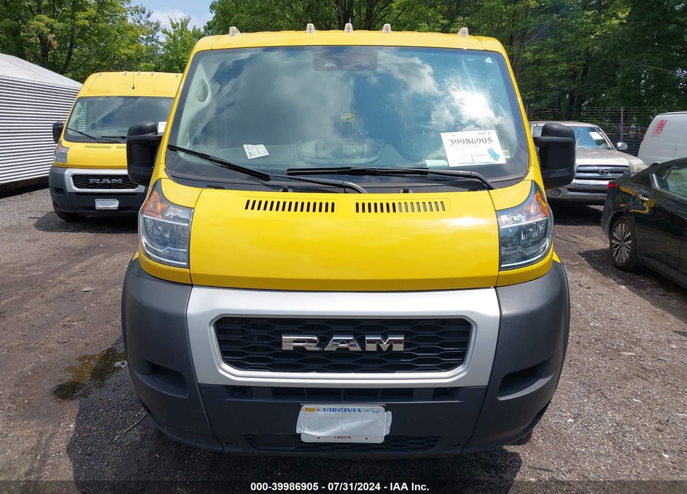 2022 RAM PROMASTER 1500 LOW ROOF 136 WB VIN: 3C6LRVAG9NE109560