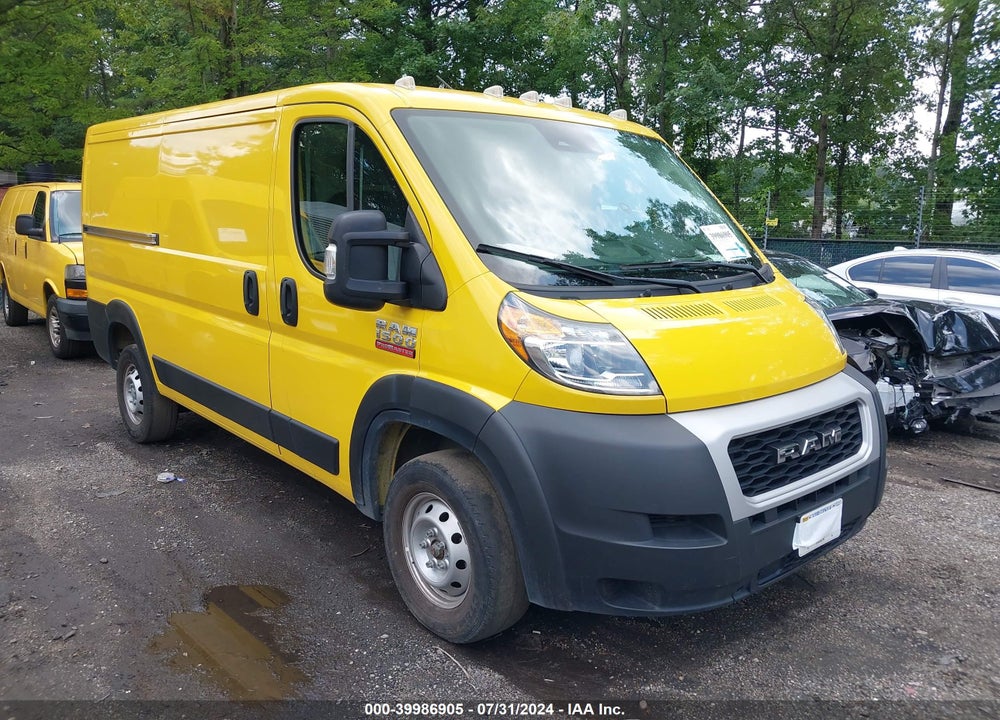 2022 RAM PROMASTER 1500 LOW ROOF 136 WB VIN: 3C6LRVAG9NE109560