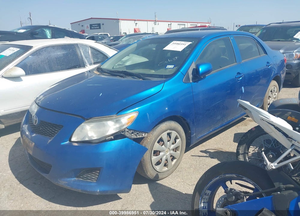 2010 TOYOTA COROLLA LE VIN: JTDBU4EE7AJ070177