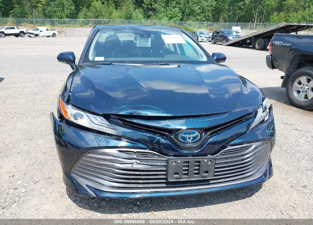 2020 TOYOTA CAMRY XLE HYBRID VIN: 4T1F31AK2LU545472
