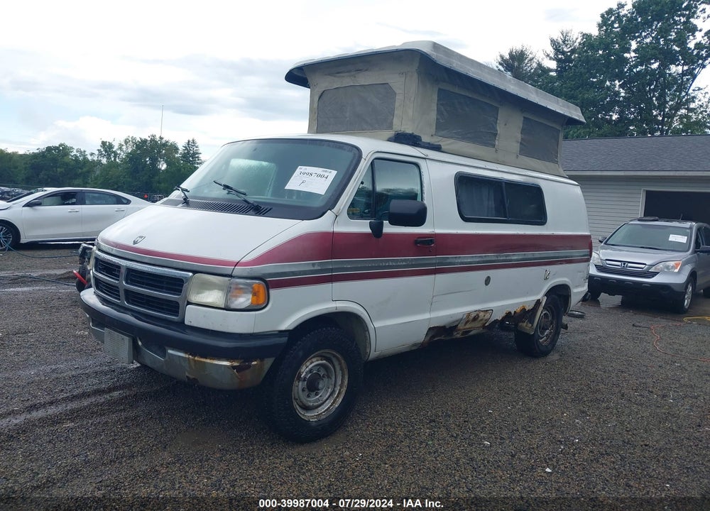 1996 DODGE RAM VAN B3500 VIN: 2B6KB31Y3TK101890