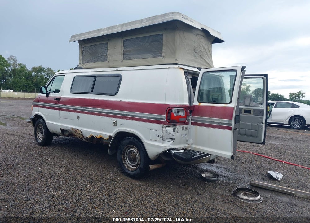 1996 DODGE RAM VAN B3500 VIN: 2B6KB31Y3TK101890
