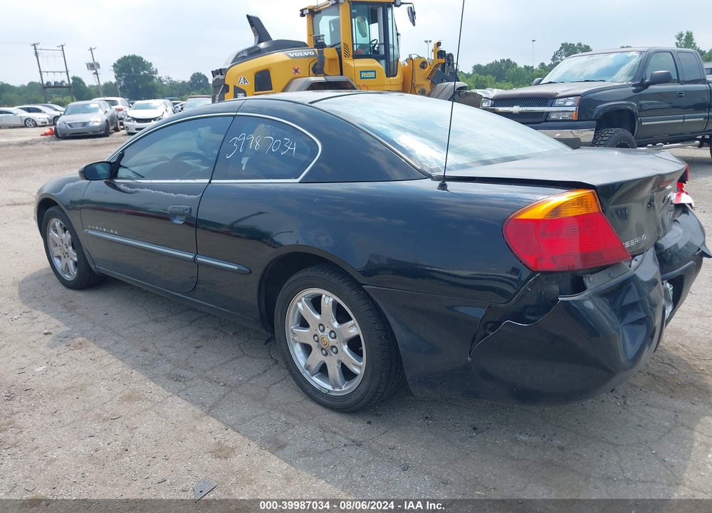 2001 CHRYSLER SEBRING LXI VIN: 4C3AG52H51E062016