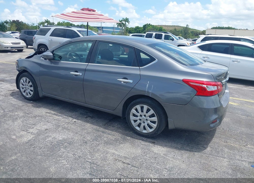 2017 NISSAN SENTRA S VIN: 3N1AB7AP3HL638702