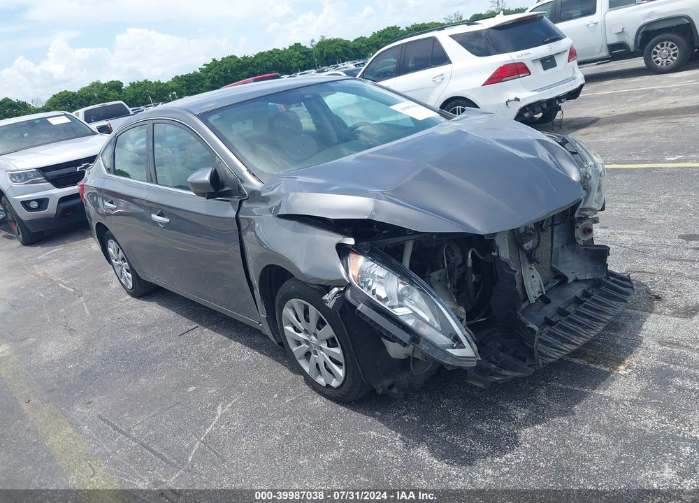 2017 NISSAN SENTRA S VIN: 3N1AB7AP3HL638702