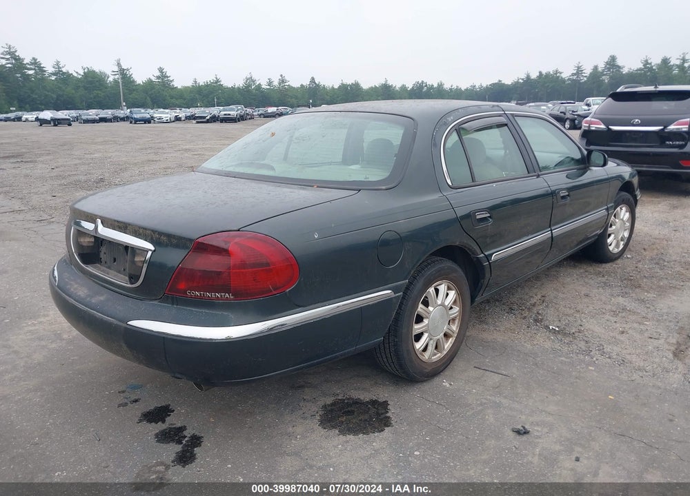 2002 LINCOLN CONTINENTAL VIN: 1LNHM97V32Y700396