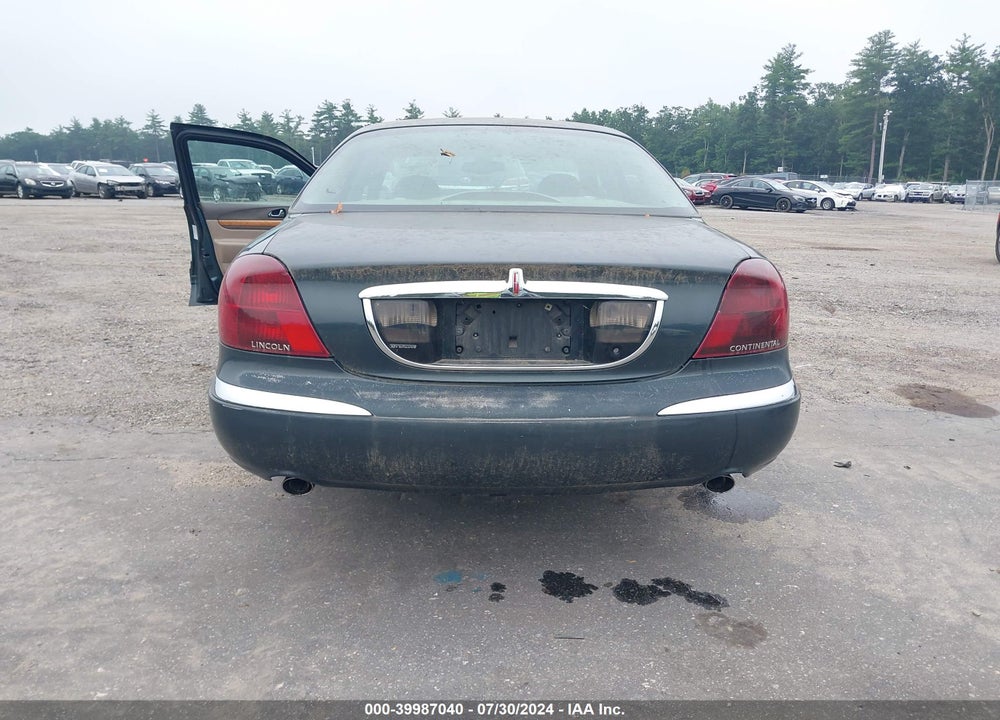 2002 LINCOLN CONTINENTAL VIN: 1LNHM97V32Y700396