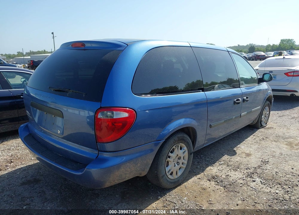 2007 DODGE GRAND CARAVAN SE VIN: 1D4GP24R17B159058