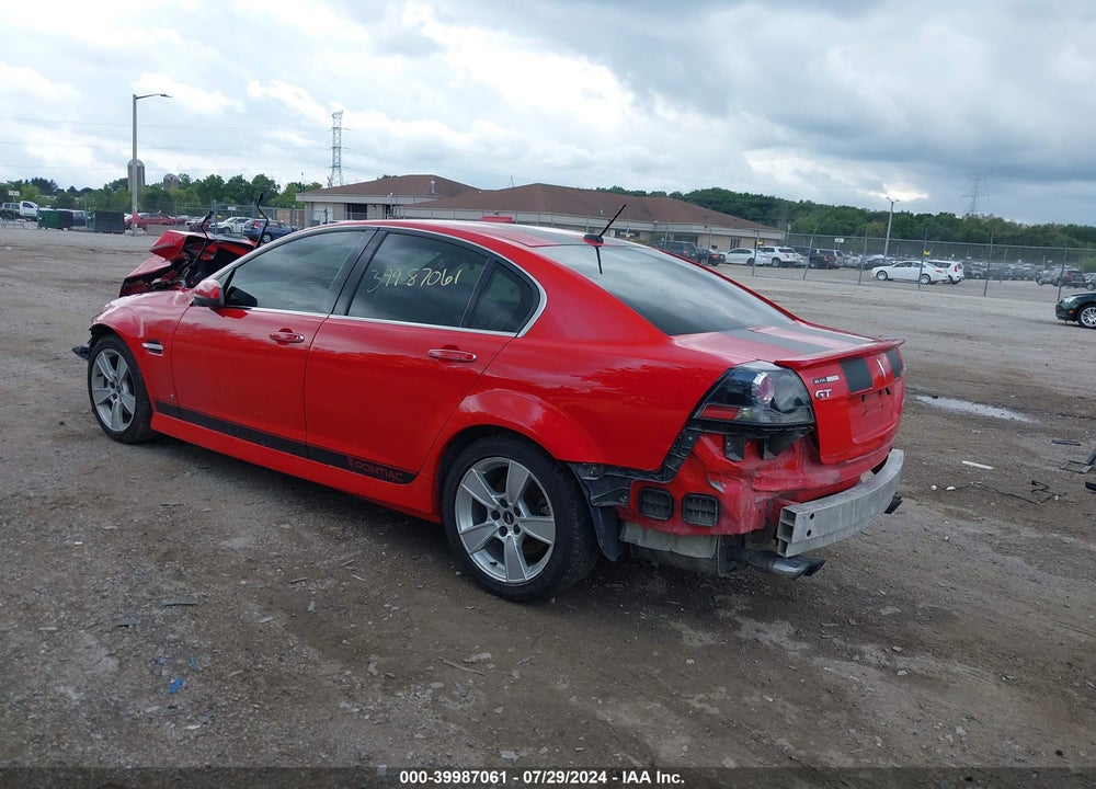 2009 PONTIAC G8 VIN: 6G2EC57YX9L184520