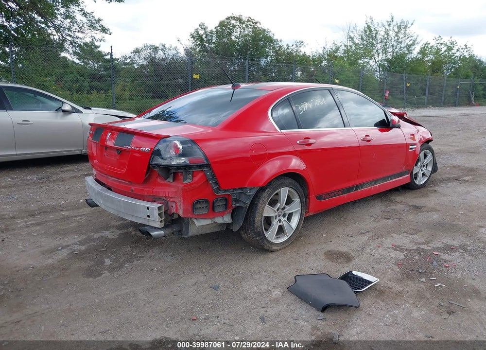 2009 PONTIAC G8 VIN: 6G2EC57YX9L184520