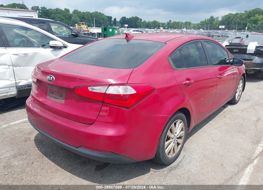 2016 KIA FORTE LX VIN: KNAFX4A60G5462035