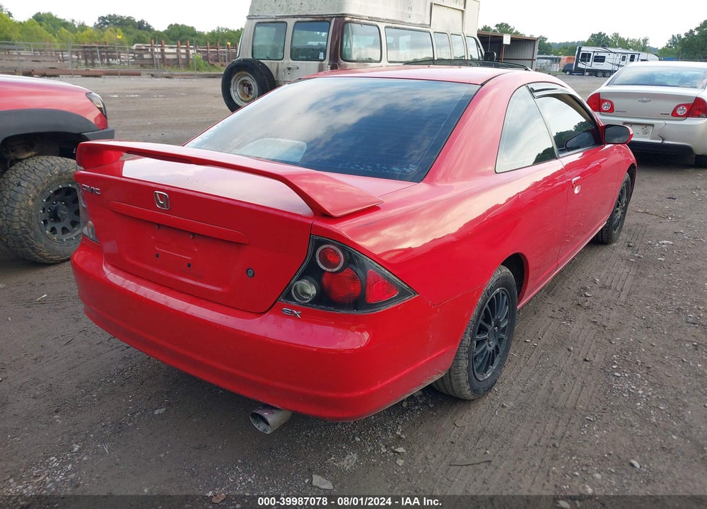 2003 HONDA CIVIC EX VIN: 1HGEM22923L030526