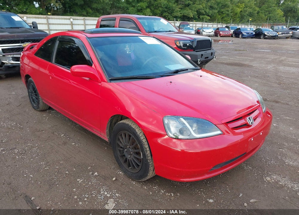 2003 HONDA CIVIC EX VIN: 1HGEM22923L030526