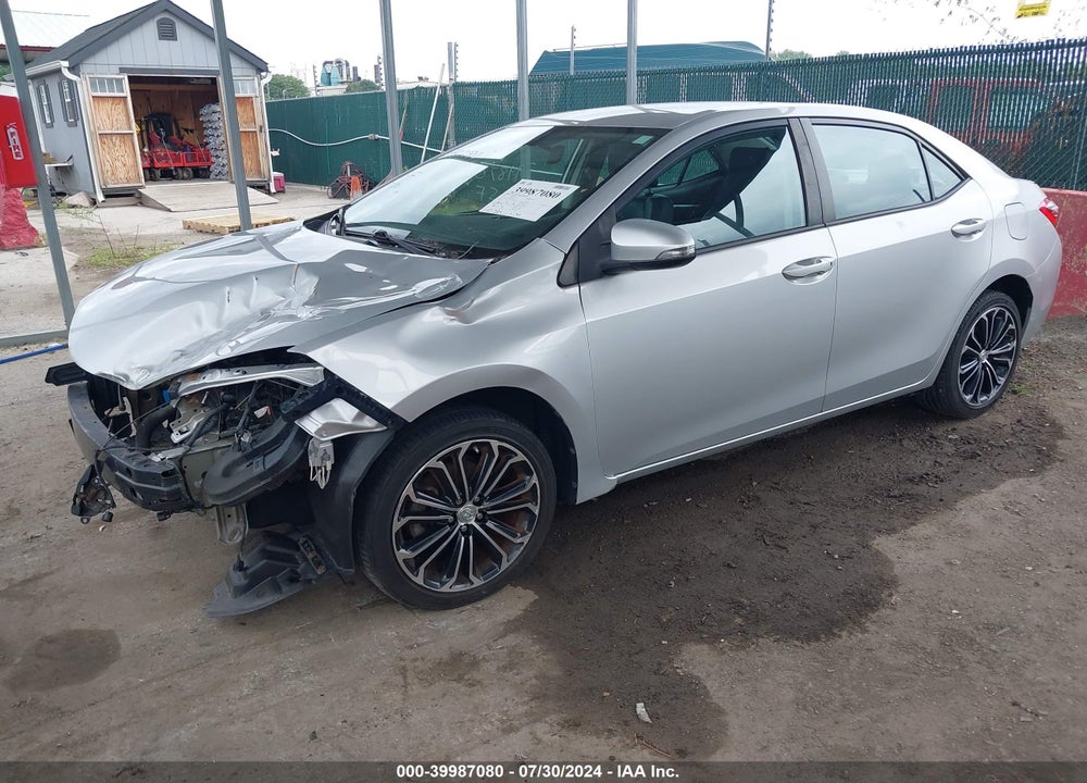 2014 TOYOTA COROLLA S PLUS VIN: 5YFBURHEXEP161082