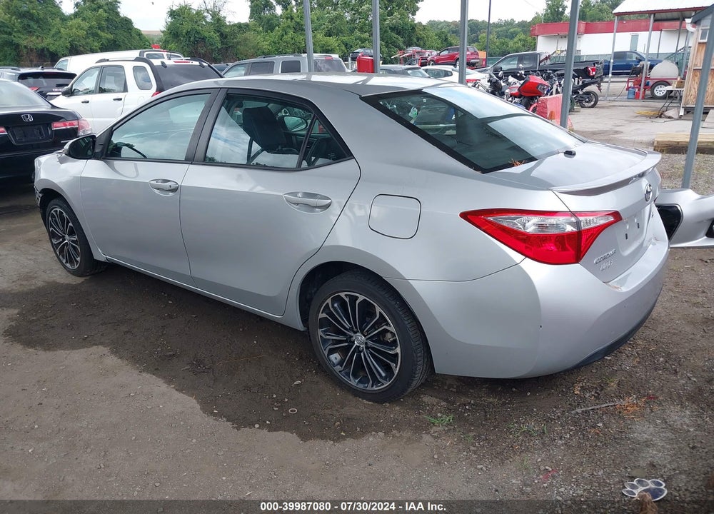 2014 TOYOTA COROLLA S PLUS VIN: 5YFBURHEXEP161082