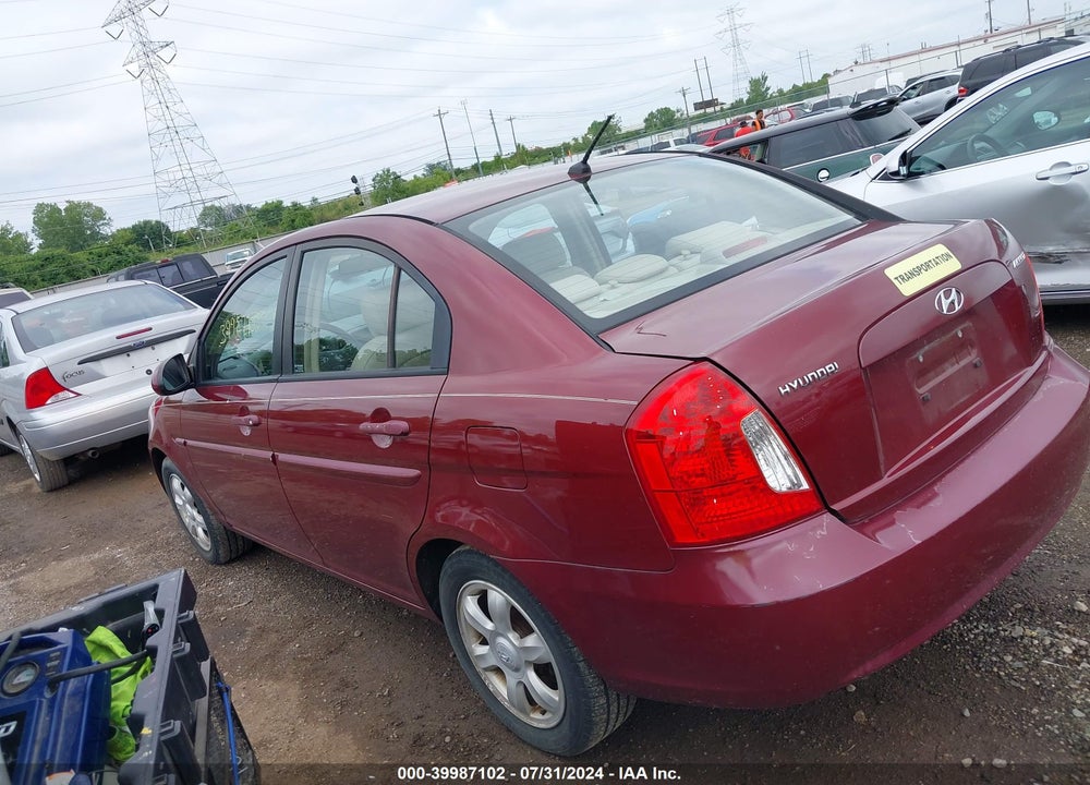 2006 HYUNDAI ACCENT GLS VIN: KMHCN46C56U020460