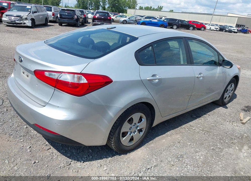 2014 KIA FORTE LX VIN: KNAFK4A60E5193546