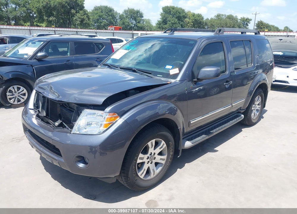 2011 NISSAN PATHFINDER SILVER VIN: 5N1AR1NN8BC604882