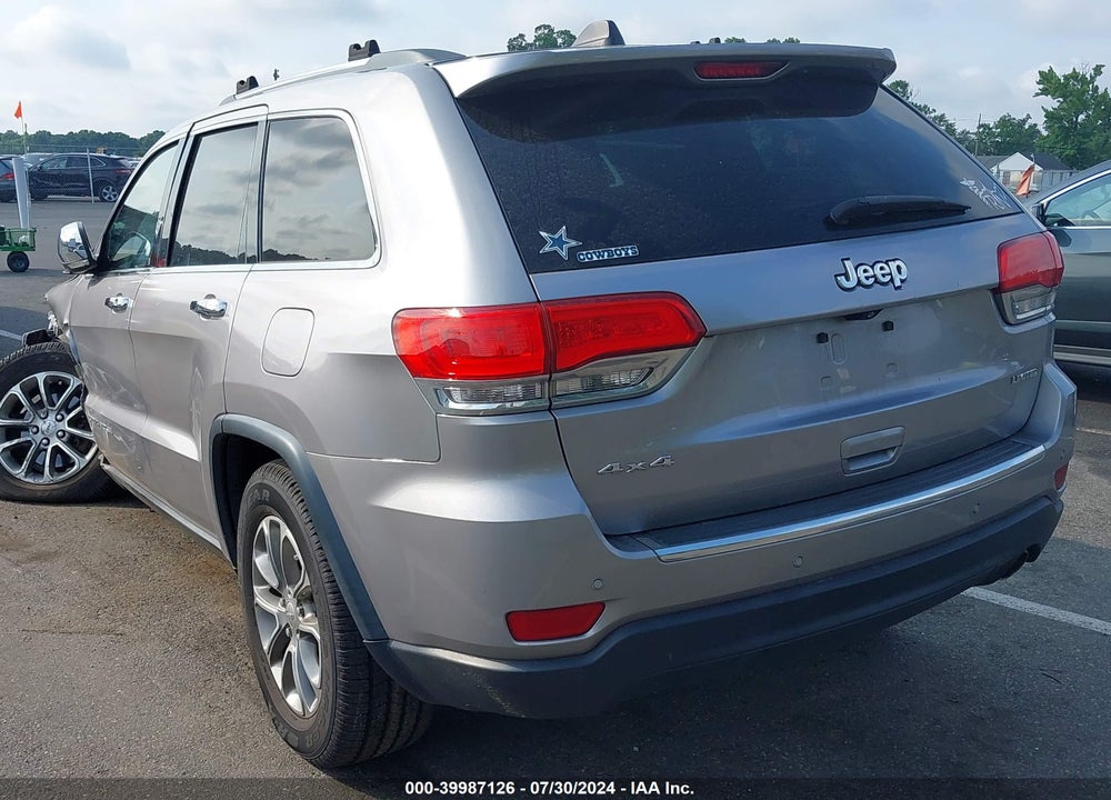 2016 JEEP GRAND CHEROKEE LIMITED VIN: 1C4RJFBG6GC462993