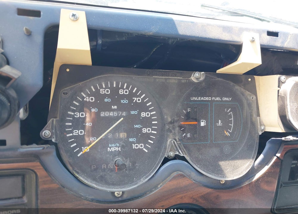 1995 DODGE RAM VAN B2500 VIN: 2B6HB21X0SK553371