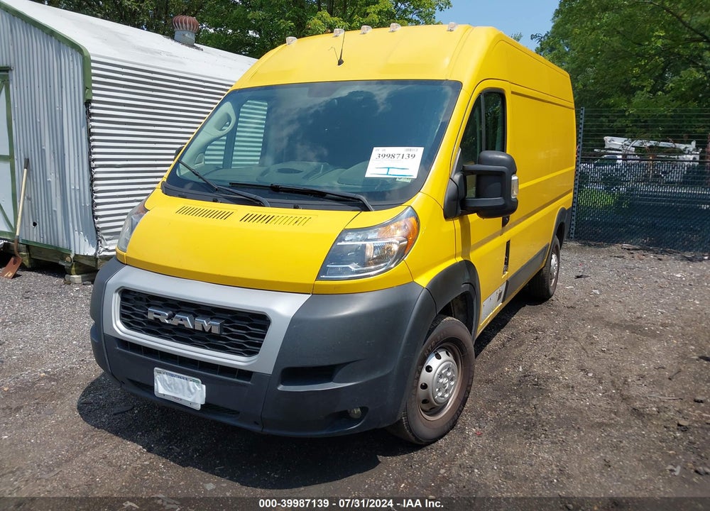 2021 RAM PROMASTER 1500 HIGH ROOF 136 WB VIN: 3C6ERVBG8ME505582