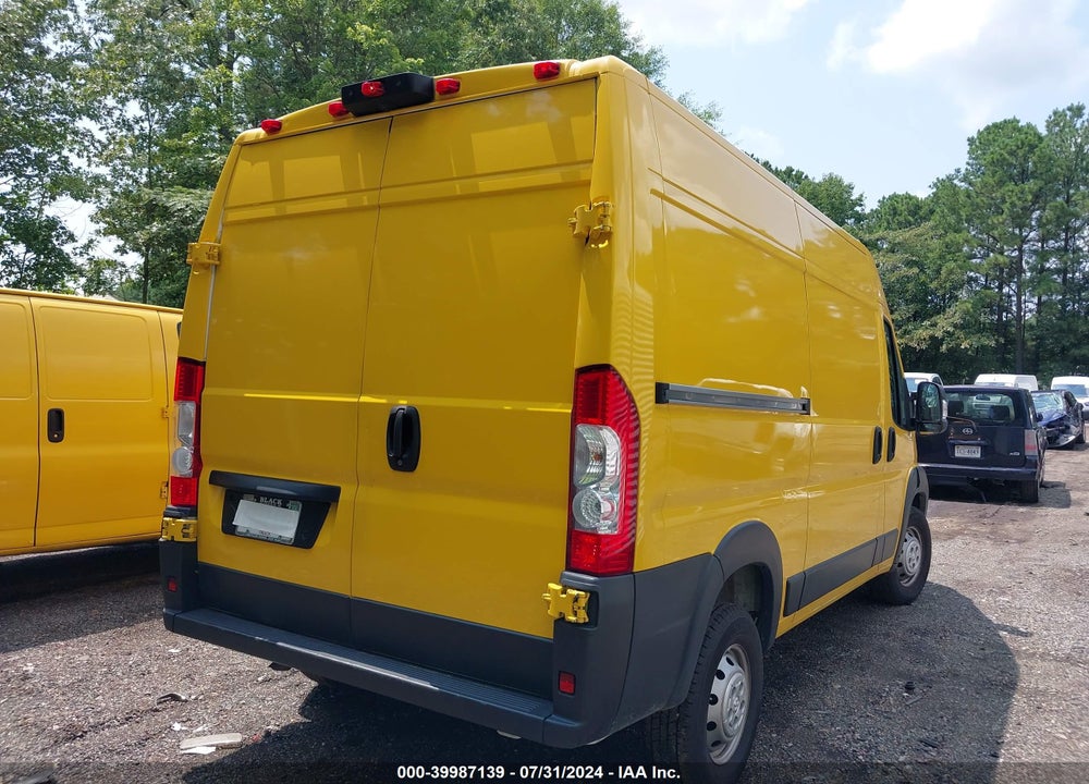 2021 RAM PROMASTER 1500 HIGH ROOF 136 WB VIN: 3C6ERVBG8ME505582