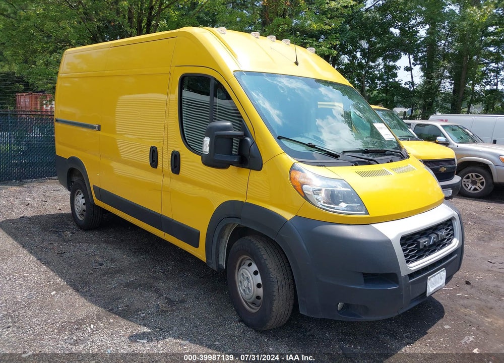 2021 RAM PROMASTER 1500 HIGH ROOF 136 WB VIN: 3C6ERVBG8ME505582