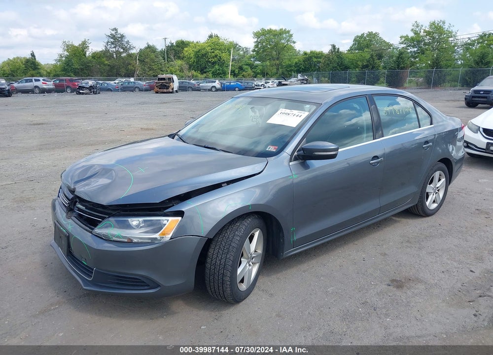 2013 VOLKSWAGEN JETTA 2.0L TDI VIN: 3VWLL7AJ5DM303778