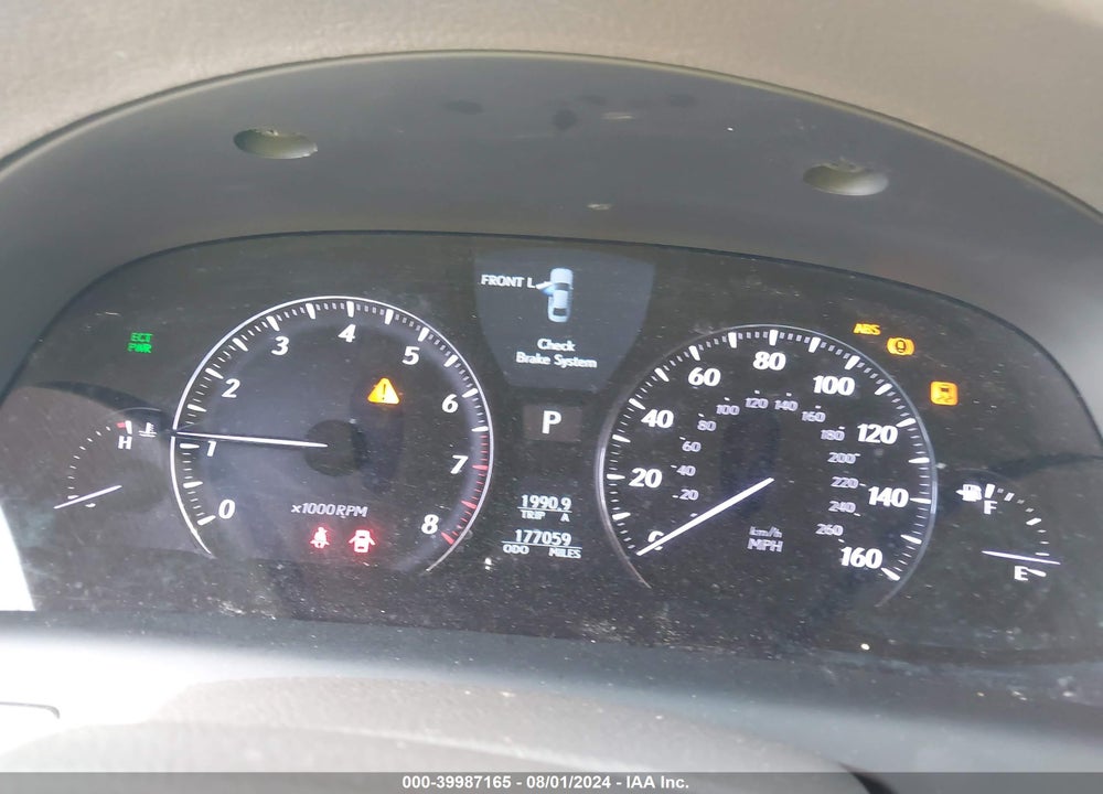 2012 LEXUS LS 460 VIN: JTHBL5EF4C5111246