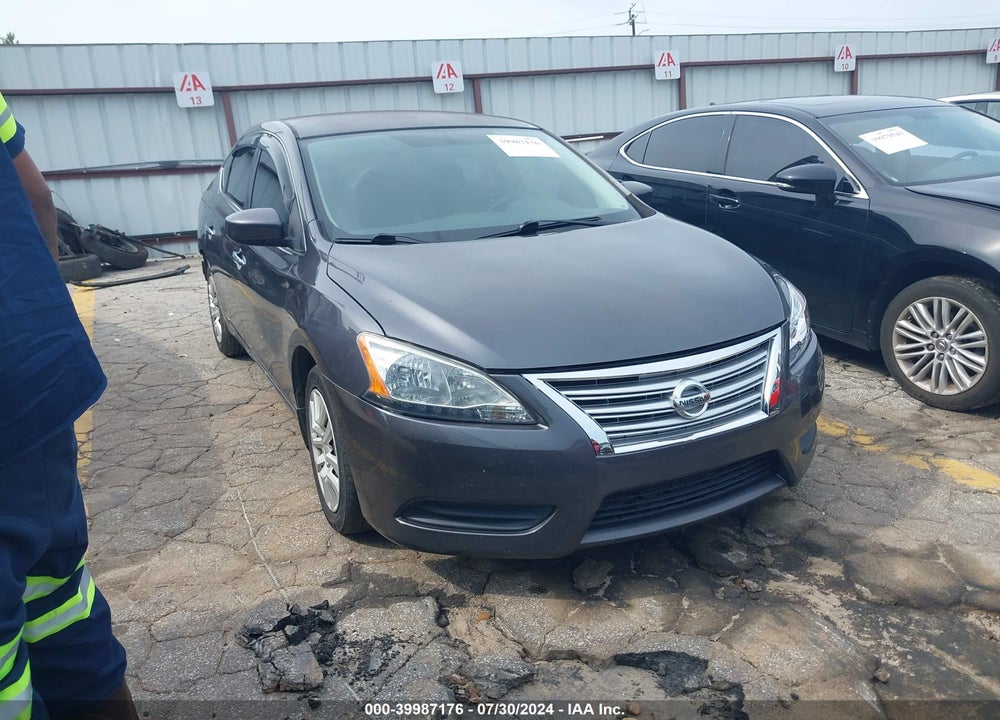 2014 NISSAN SENTRA S VIN: 3N1AB7AP9EY227089