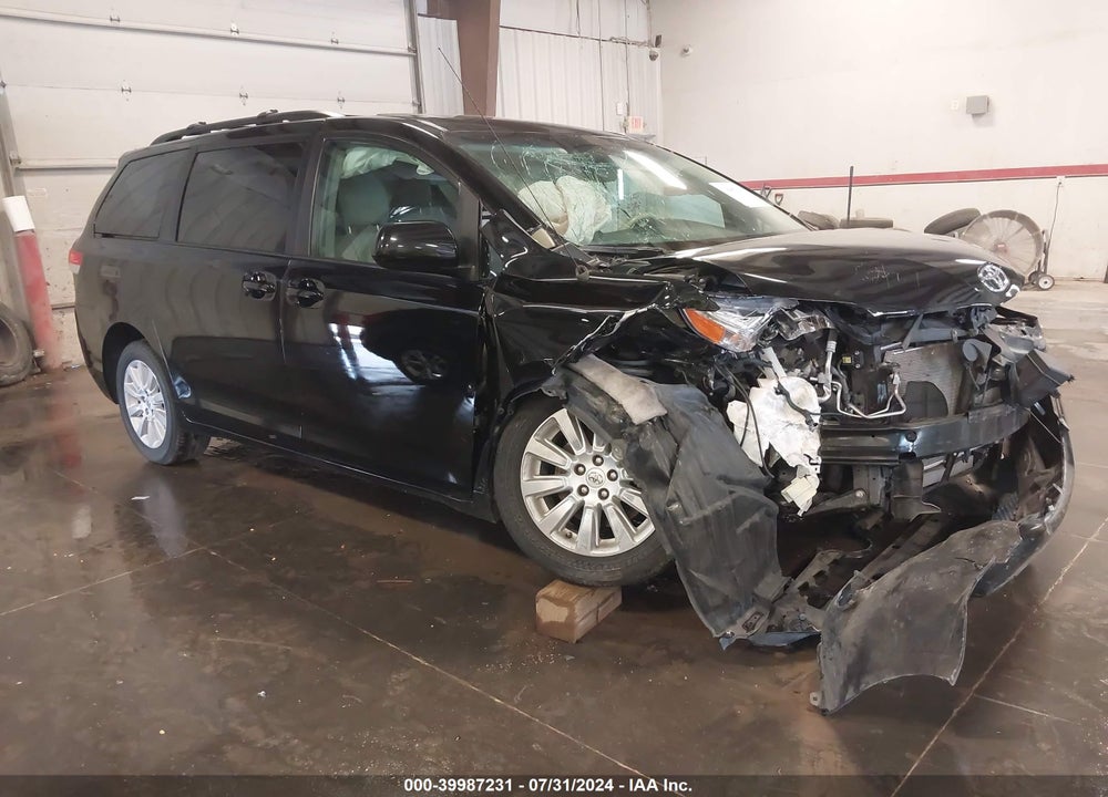 2012 TOYOTA SIENNA XLE 7 PASSENGER VIN: 5TDDK3DCXCS047023