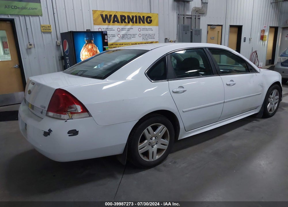 2011 CHEVROLET IMPALA LT VIN: 2G1WG5EK3B1116922