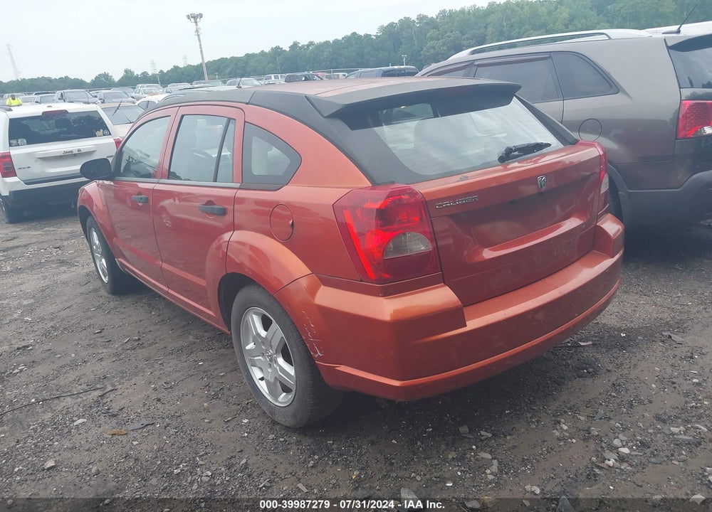 2008 DODGE CALIBER SE VIN: 1B3HB28B48D789662