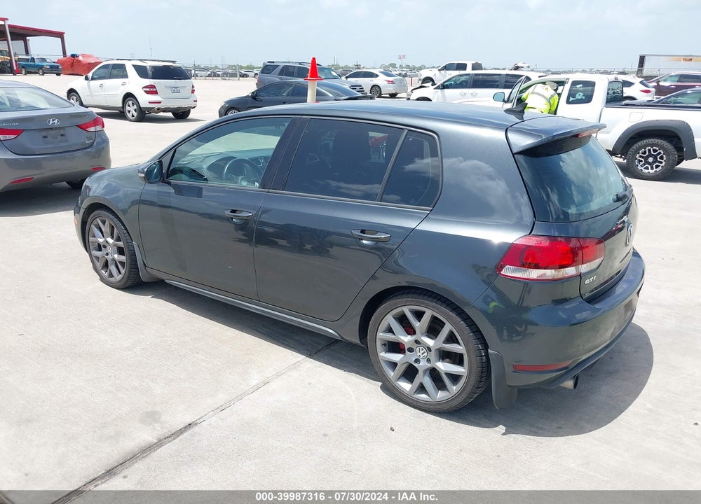 2013 VOLKSWAGEN GTI DRIVERS EDITION VIN: WVWHV7AJ3DW137506